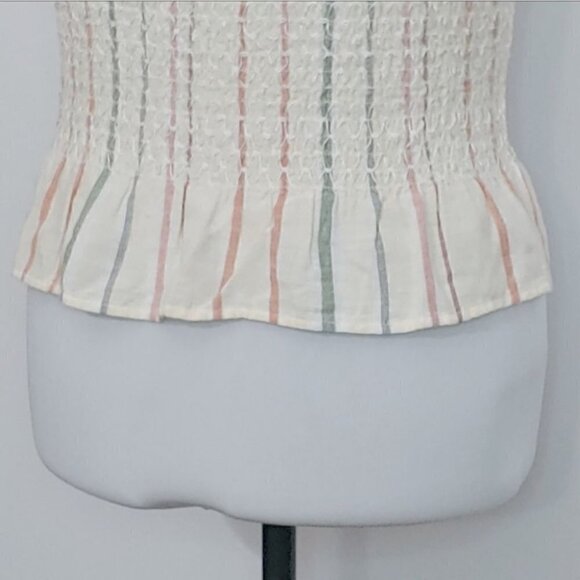 NWT AEO Striped one shoulder boho festival western top - Picture 5 of 14